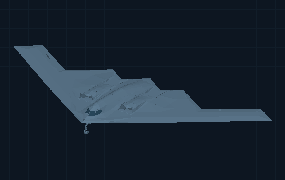 B-2 Spirit · Quellmodell