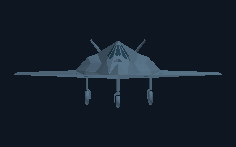F-117 Nighthawk · front