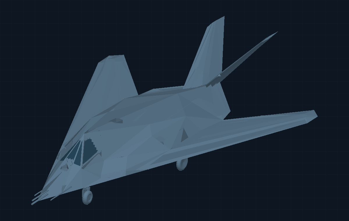 F-117 Nighthawk · Quellmodell