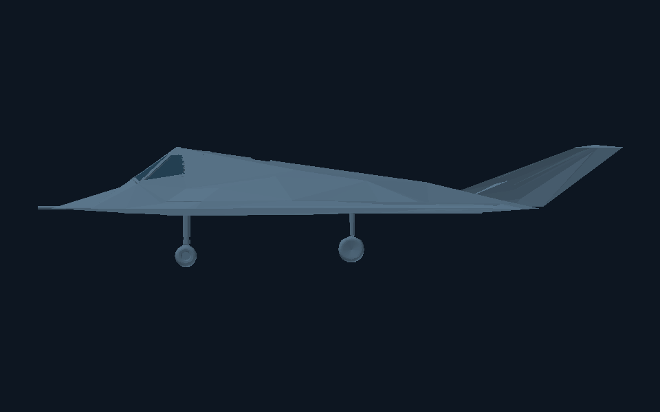 F-117 Nighthawk · side