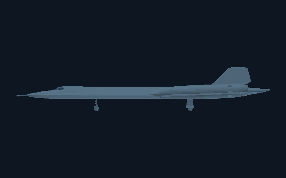 SR-71 Blackbird · side