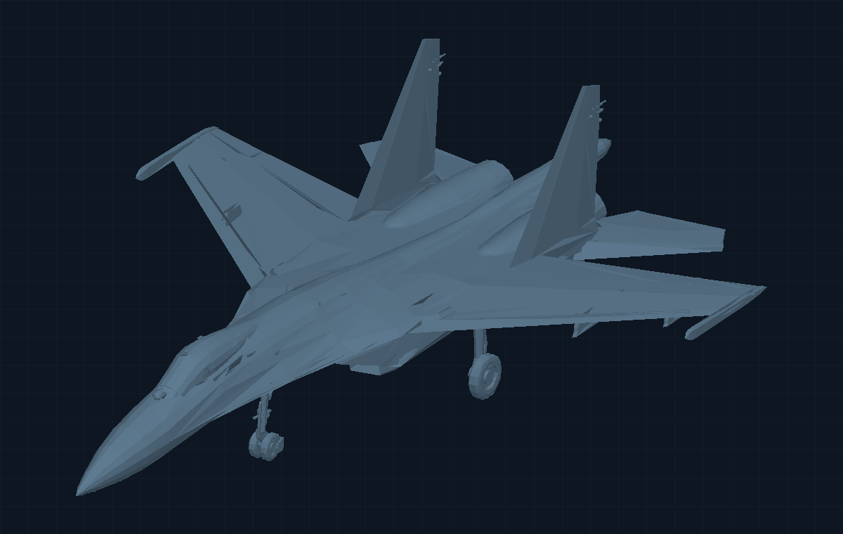 Su-27 Flanker · Quellmodell